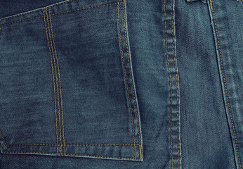 Fototapeta premium denim background, jeans, closeup surface of denim,
