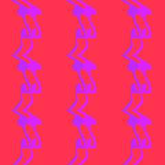 Seamless pattern background of multicolored lines with scribbler.