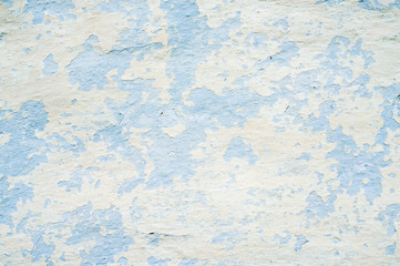 Old whitewashed wall with rich and various texture © rootstocks