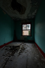 Derelict Room with Window - Abandoned Hospital & Monastery - Boston, Massachusetts