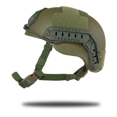 Military helmet isolated white background