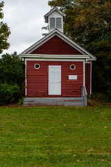Rustic One Room School - Autumn Color - New York