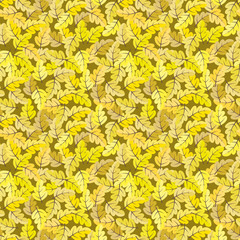Fashionable pattern in small leafs. Small leaves seamless background for textiles, fabrics, covers, wallpapers, print, gift wrapping and scrapbooking. Raster copy.