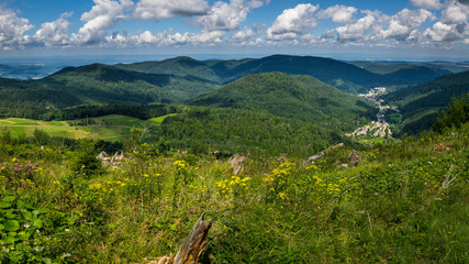 View on Bad Herrenalb and the Albtal