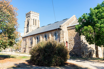 Christ Church Anglican church in Beechworth in north eastern Victoria, Australia.