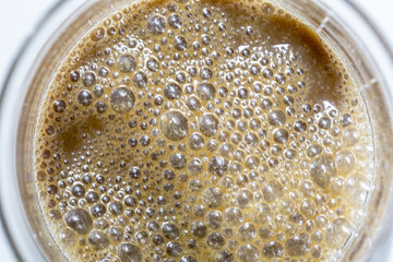 Experiment of waste fermentation in laboratories.