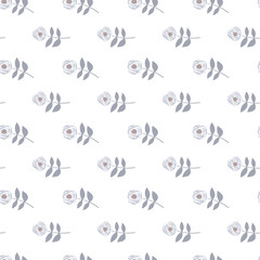 Fashionable pattern in small flowers. Floral seamless background for textiles, fabrics, covers, wallpapers, print, gift wrapping and scrapbooking. Raster copy.