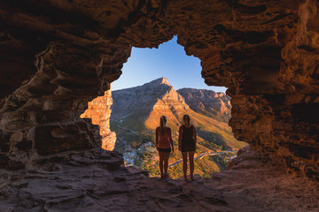 Table mountain Cape Town cave
