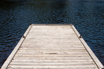 Fototapeta premium Wooden dock on water