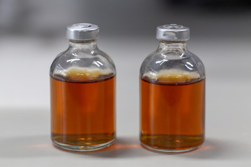 Experiment of waste fermentation in laboratories.