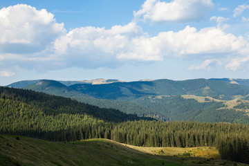 Landscape in the Ukrainian Carpathians