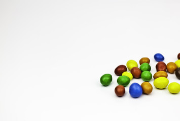 Multicolored candy peanut