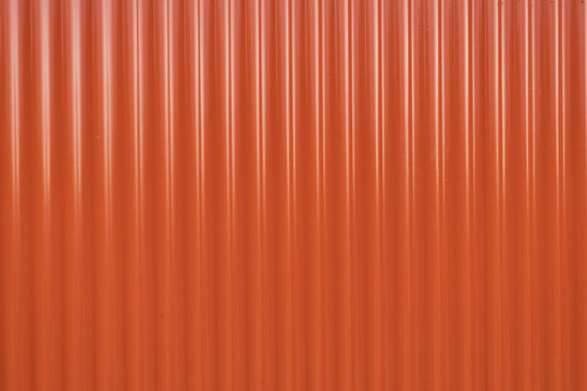 Red metal  background with stripes