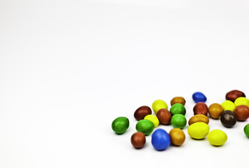 Multicolored candy peanut