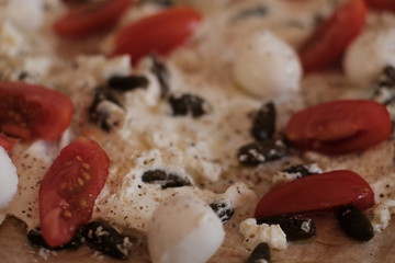 Pizza Bruchetta Brot Fladen italienisches Essen