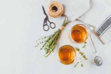 Thyme herbal tea