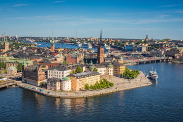 Fototapeta na wymiar Nice view of Stockholm Sweden