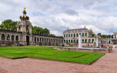 Obraz premium Famous Zwinger palace in Dresden, Saxrony, Germany. 