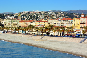 France, Côte d'Azur, ville de Nice, quai des Etats Unis.