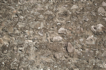 Texture of a stone wall. Old castle wall background. 