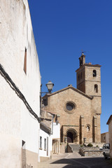 Romanesque church San Pedro de Almocovar, Alcantara, Caceres, province, Extremadura, Spain,