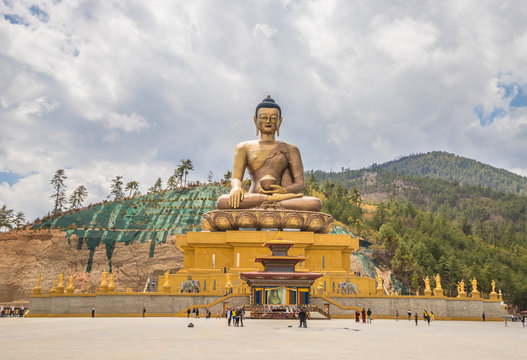 The Giant Buddha in Thimphu