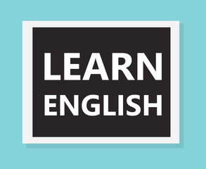 learn english concept- vector illustration
