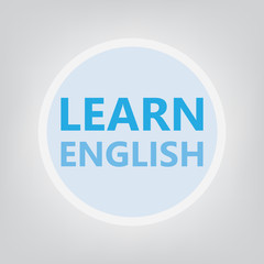 learn english concept- vector illustration
