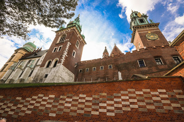 View of Wawel Castle in Krakow