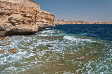Holidays in Egypt. Summer vacation in Sharm El Sheikh. The Egyptian red sea