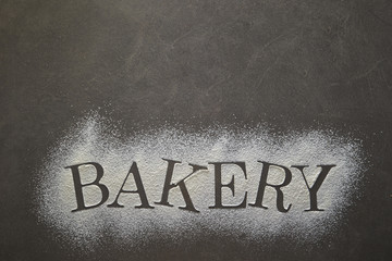 Word bakery background 