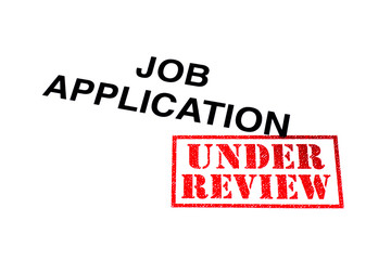 Fototapeta na wymiar Job Application Under Review
