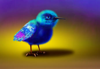 beautiful soft bird design