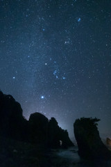 西伊豆浮島海岸星空