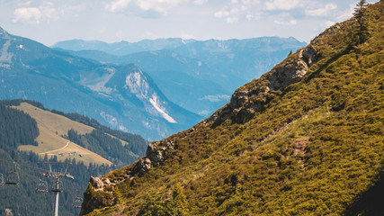 Beautiful alpine view at Fuegen - Zillertal - Tyrol - Austria