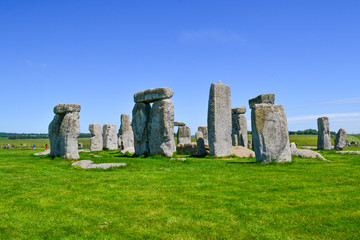 View of Stonehenge, England, UK