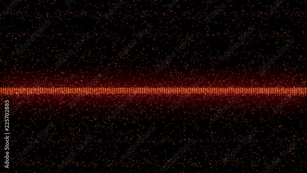 Leinwandbilder Abstract Particle Futuristic Cross Structure Line Dot Shooting Animation Loop Screensaver Background