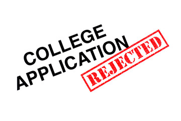 College Application Rejected