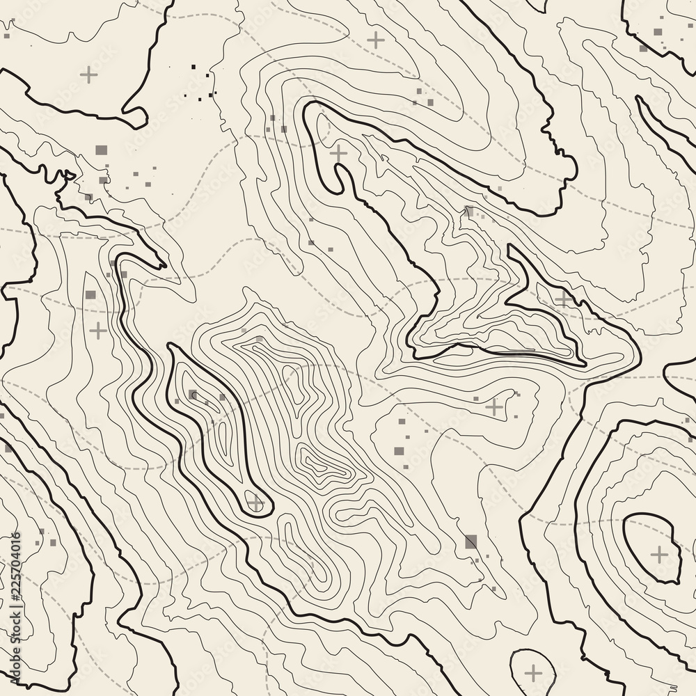 Poster topographic map background concept with space for your copy. topography lines art contour , mountain