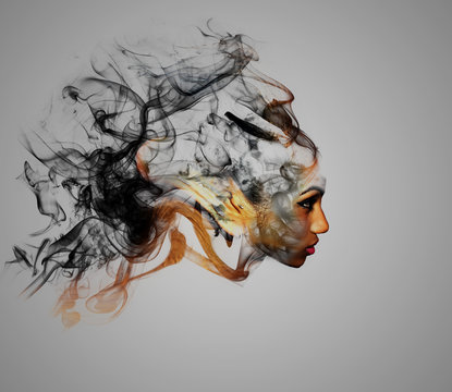 Smoke effect - Colour splash