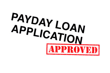 Fototapeta na wymiar Payday Loan Application