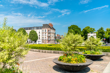 Chatelet square in Chartres, France