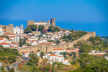Vista da Vila de Óbidos Portugal
