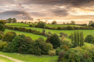 Fototapeta premium Fire in the sky