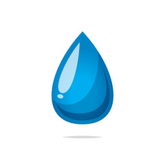 Water drop vector isolated