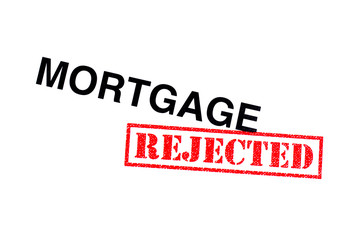 Fototapeta na wymiar Mortgage Rejected