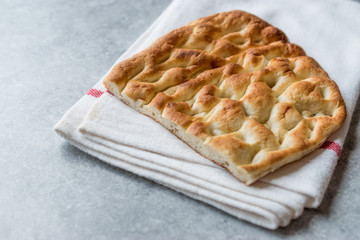 Turkish Bread Tirnak Pide or Pita for Kebab
