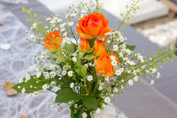 hübscher Blumenstrauß für Dekorationen
