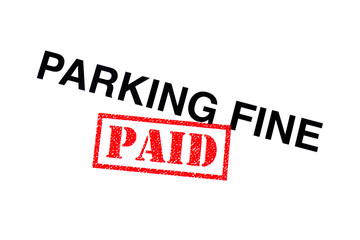 Parking Fine Paid - obrazy, fototapety, plakaty