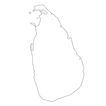 Map of Sri lanka